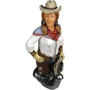 Cowgirl Wall Hook Hanger Western Themed Decor